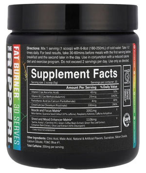 The Ripper! Sour Candy - 150g - JNX Sports - label
