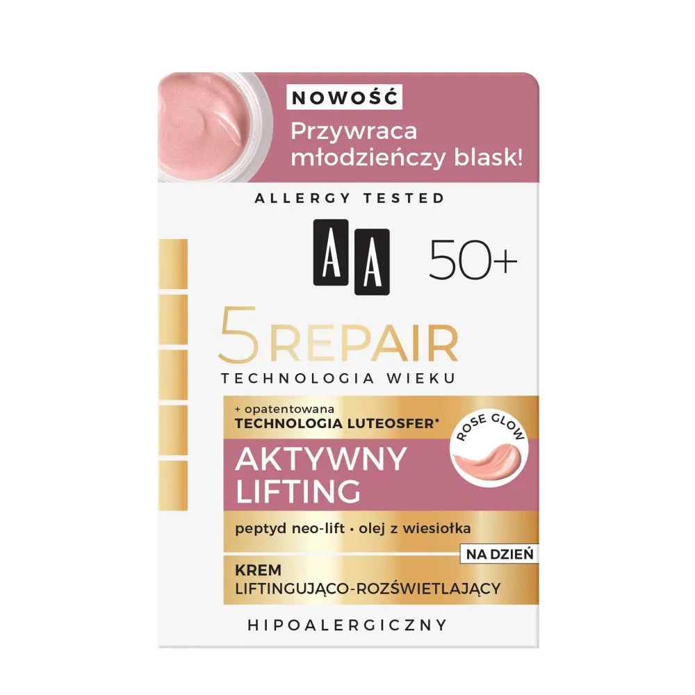AA Amžiaus Technologija 5Repair 50+ Pakeliantis Dieninis Kremas 50ml - Kosmetika