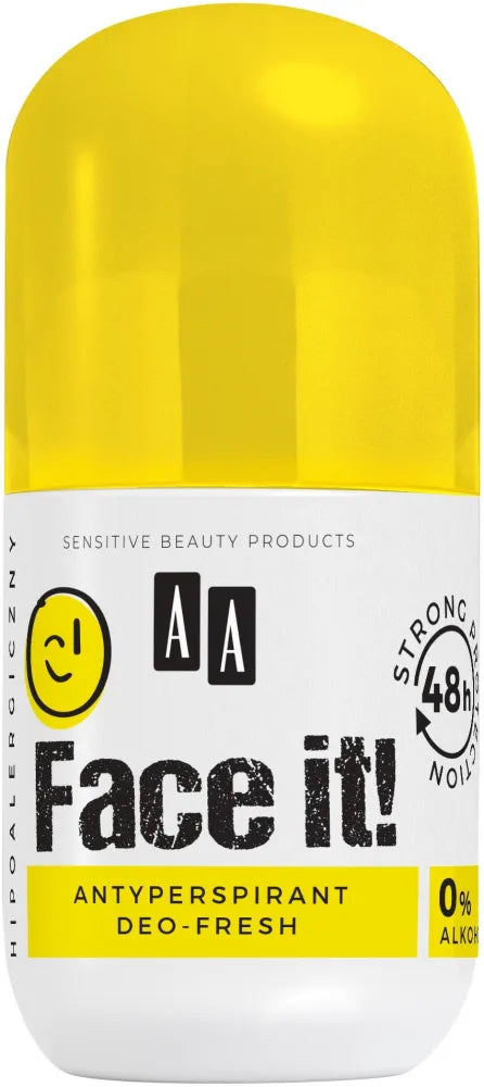 AA Face It! Antiperspirantas ritininis dezodorantas Fresh 50ml - Kosmetika