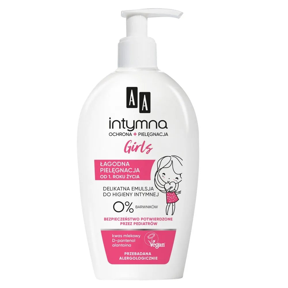 AA Intymna Creamy Emulsija intymiai higienai Mergaitėms 300ml - Kosmetika