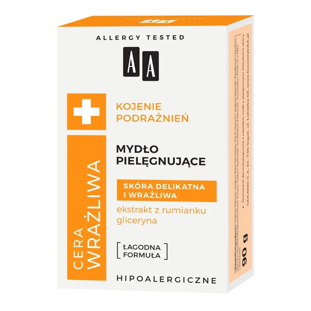 AA Sensitive Skin Soothing Irritations Muilas jautriai odai 90g - Kosmetika