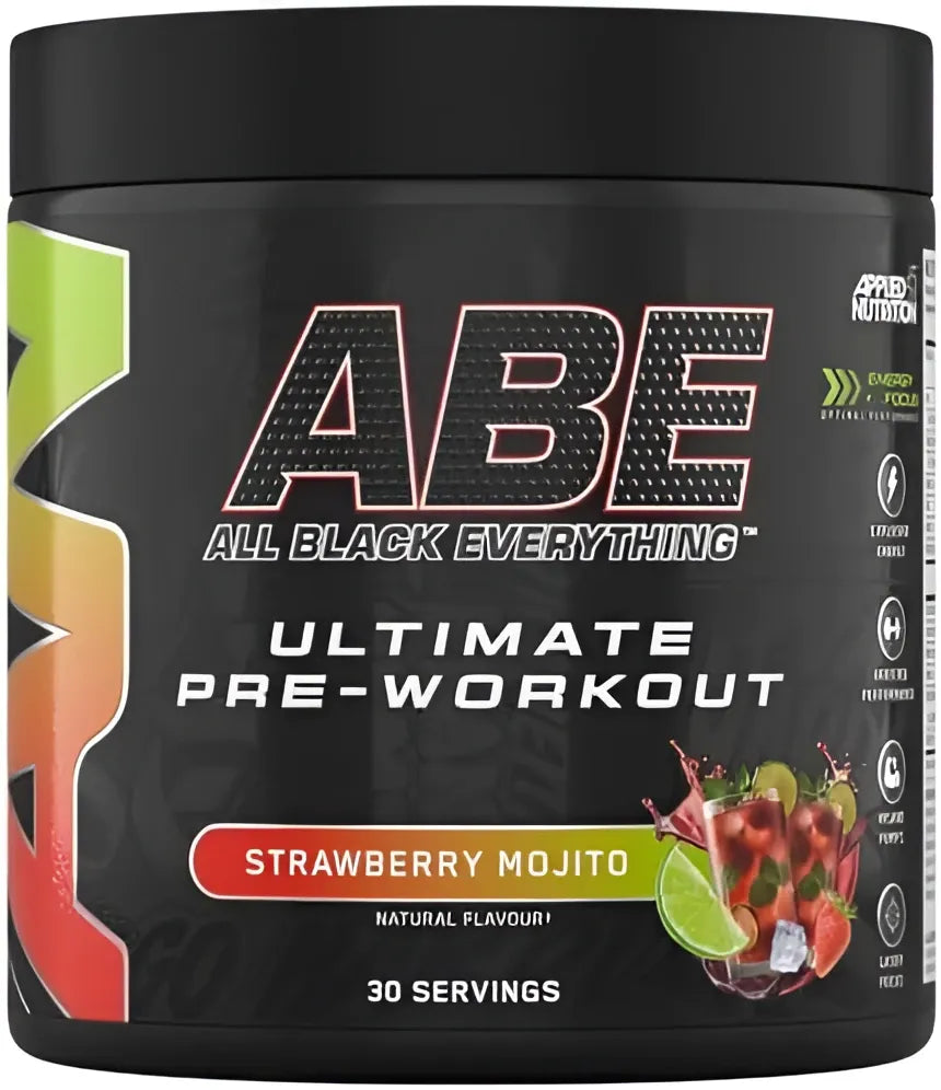 ABE - All Black Everything Strawberry Mojito - 375g - Applied Nutrition - Sporto papildai