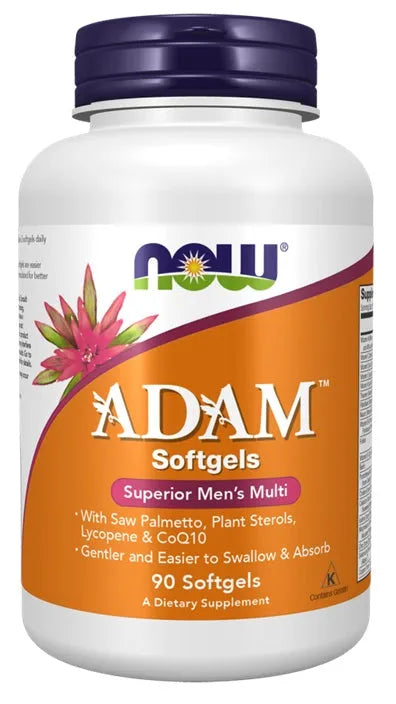ADAM Multi-Vitamin for Men - 90 softgels - NOW Foods - Papildai