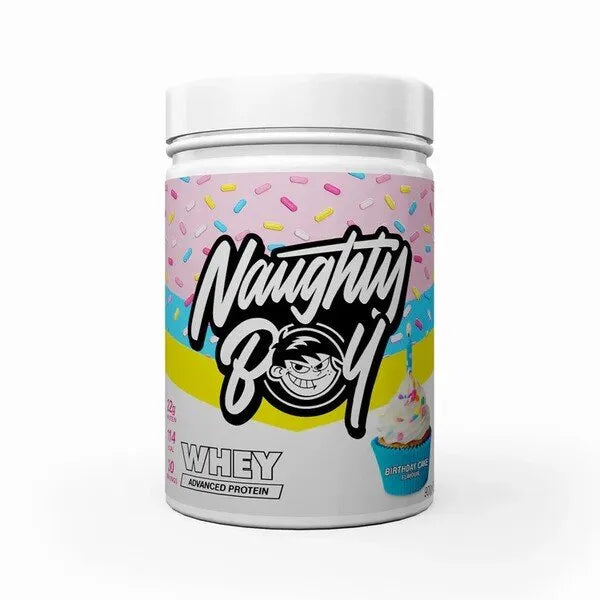 Advanced Whey Birthday Cake - 900g - Naughty Boy - Sporto papildai