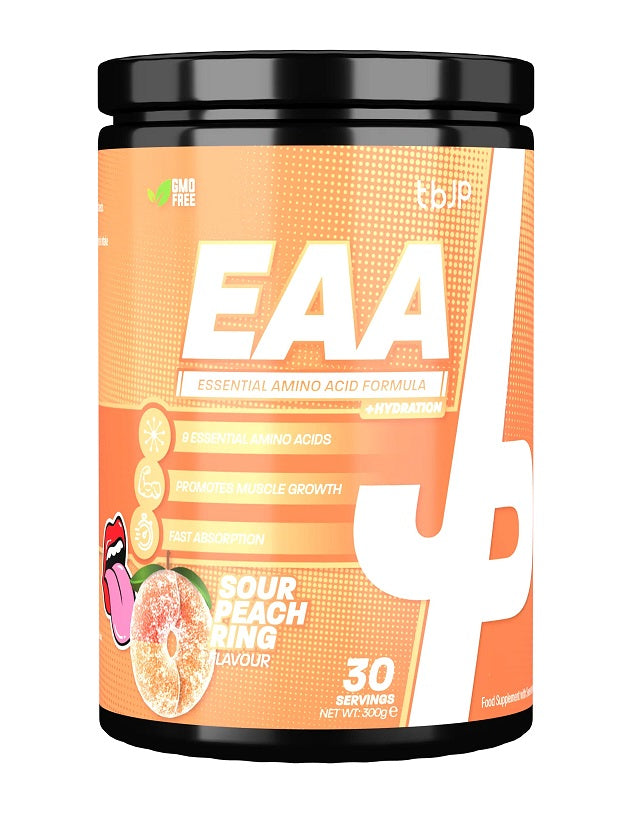 EAA + Hydration, Sour Peach Ring - 300g - Trained by JP