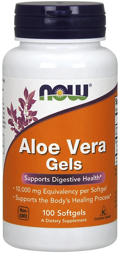 Aloe Vera Gels - 100 softgels - NOW Foods - Papildai