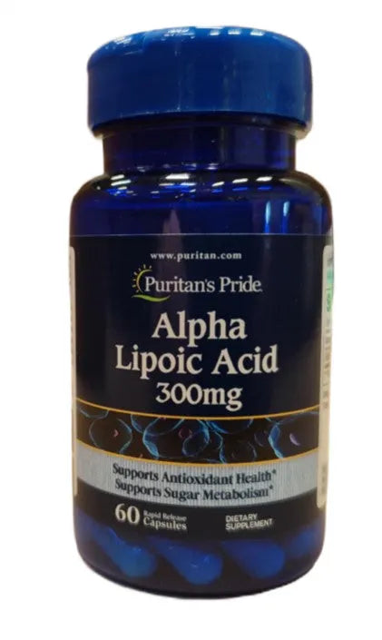 Alpha Lipoic Acid 300mg - 60 caps - Puritan’s Pride - Papildai
