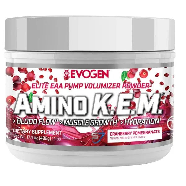 Amino K.E.M. EAA Cranberry Pomegranate - 492g - Evogen - Sporto papildai