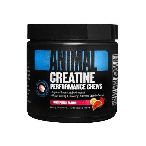 Animal Creatine Chews Fruit Punch - 120 chewable tablets - Sporto papildai