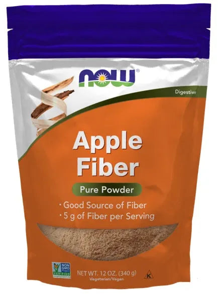 Apple Fiber - 340g - NOW Foods - Papildai