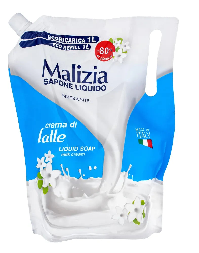 ASCO MALIZIA LIQUID SOAP 1000ML PIENŲ KREMAS - Kosmetika