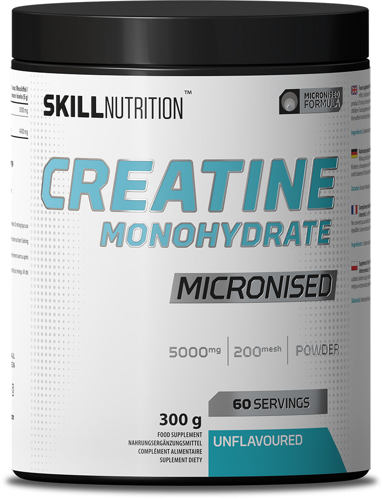 Micronised Creatine Monohydrate Unflavoured - 300g - Skill Nutrition