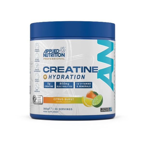 Creatine + Hydration, Citrus Burst - 360g - Applied Nutrition