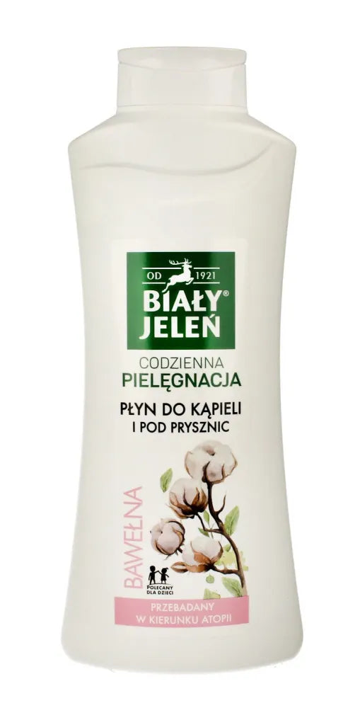 Balti Elnių Kasdienė Priežiūra Hipoalerginė Vonios Skystis Medvilnė 750ml - Kosmetika