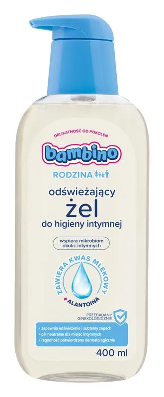 Bambino Family Hygienic hygiene gel hypoallergenic 400ml - Vaikui ir mamai