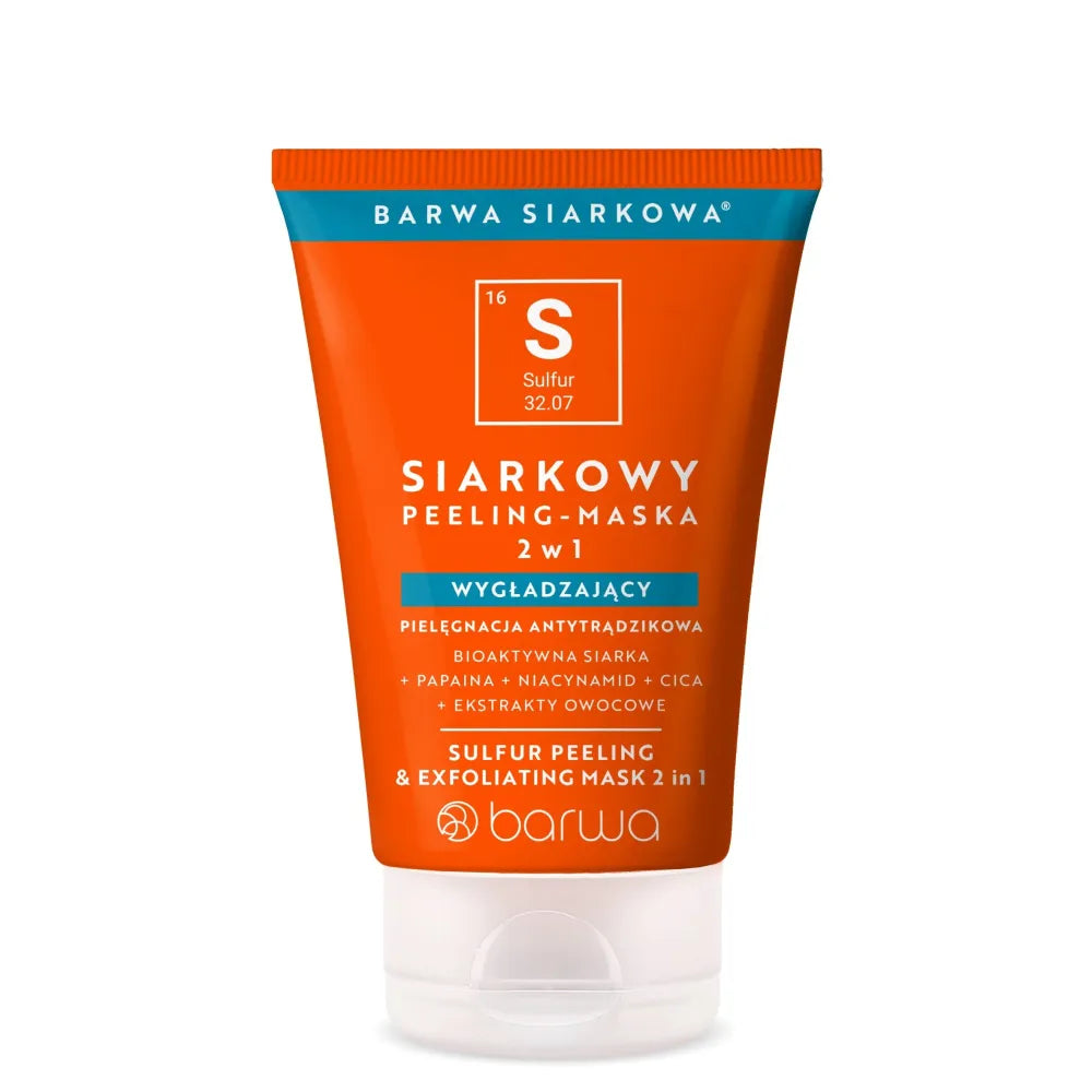 BARWA Sulfur Peeling-Mask 2in1 120 ml - Kosmetika