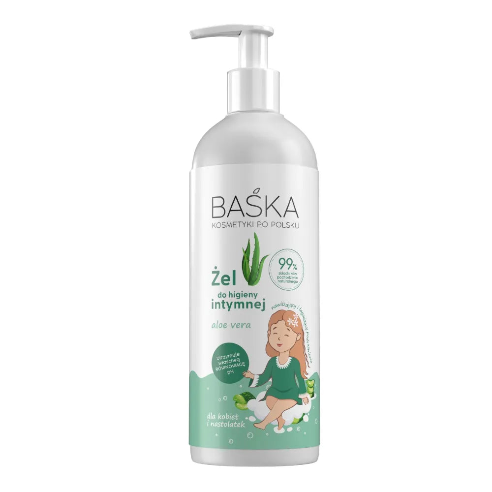 BAŚKA Intymios higienos gelis - Aloe Vera 400 ml - Kosmetika