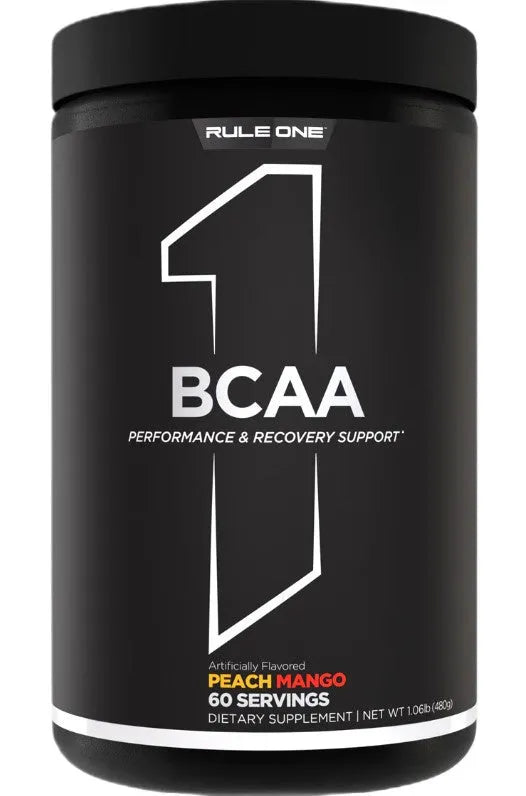 BCAA Peach Mango - 480g - Rule One - Sporto papildai