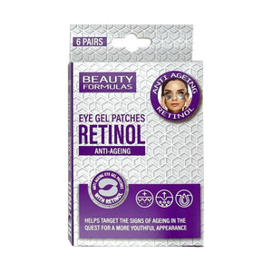 BEAUTY FORMULAS Retinol Anti-aging eye patches with 1 op. - 6 pairs - Kosmetika