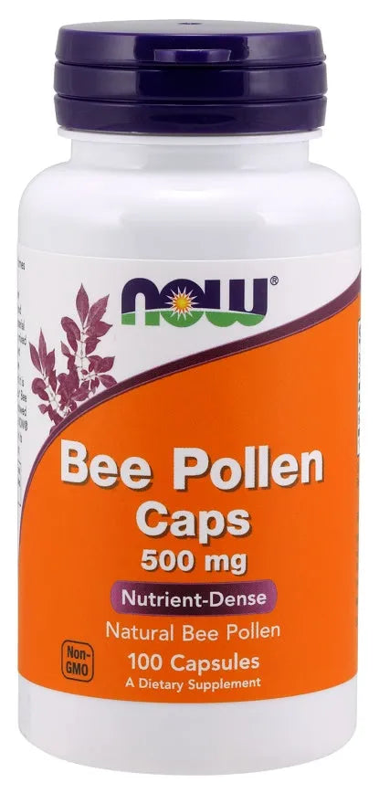 Bee Pollen 500mg - 100 caps - NOW Foods - Papildai