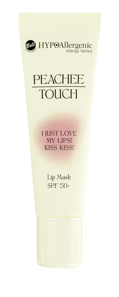 BELL HYPOAllergenic Lip Mask with SPF 50+ Peachee Touch 10 g - Kosmetika