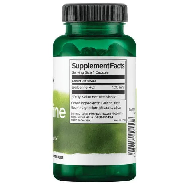 Berberine - 400 mg - N60 - Berberinas - Swanson - Papildai