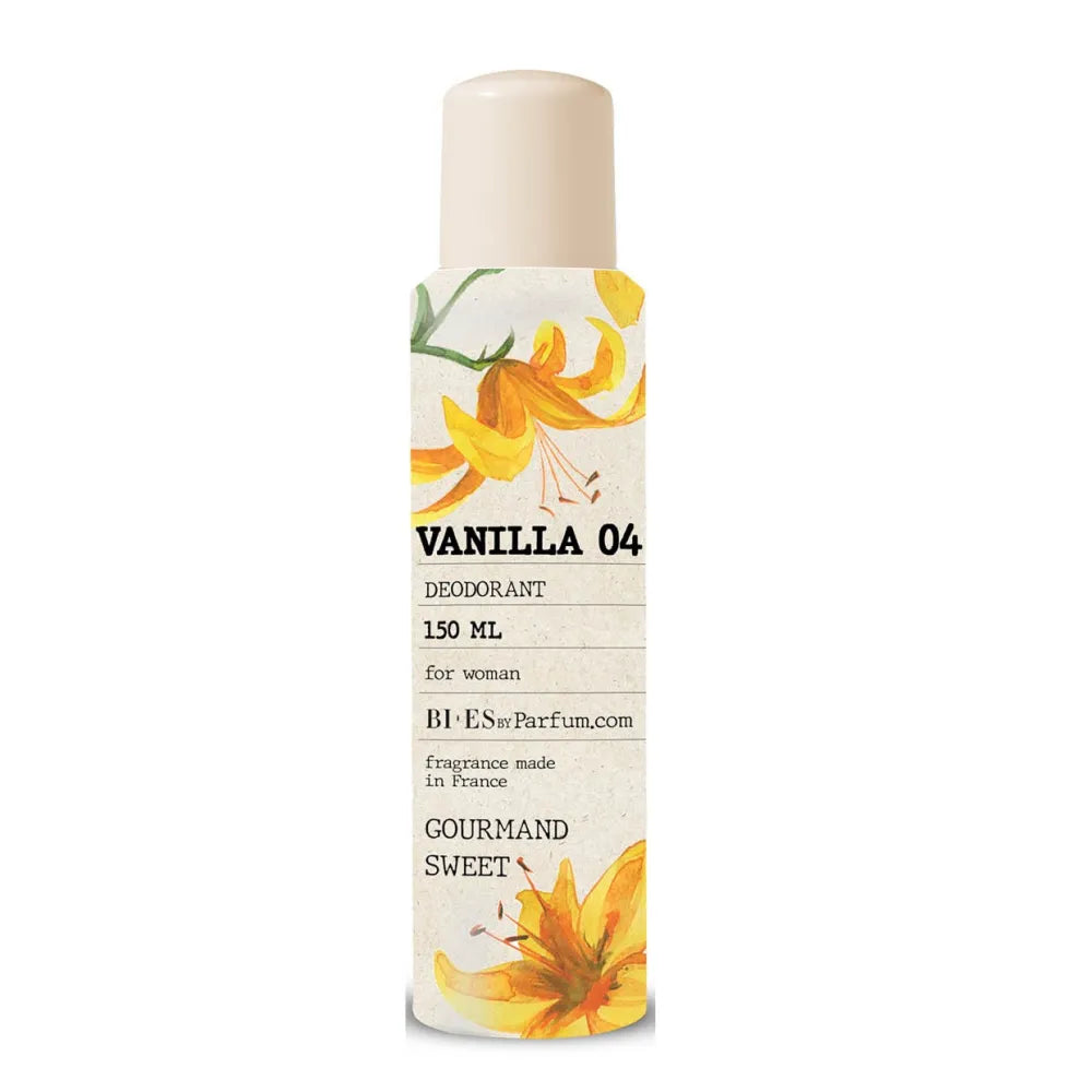 Bi-es Deodorantas purškiklis moterims 04 Vanilė 150ml - Kosmetika