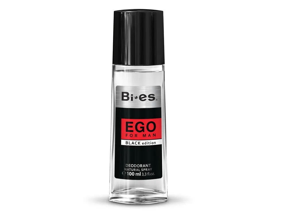 Bi-es Ego Black Deodorantas stiklinėje 100ml - Kosmetika
