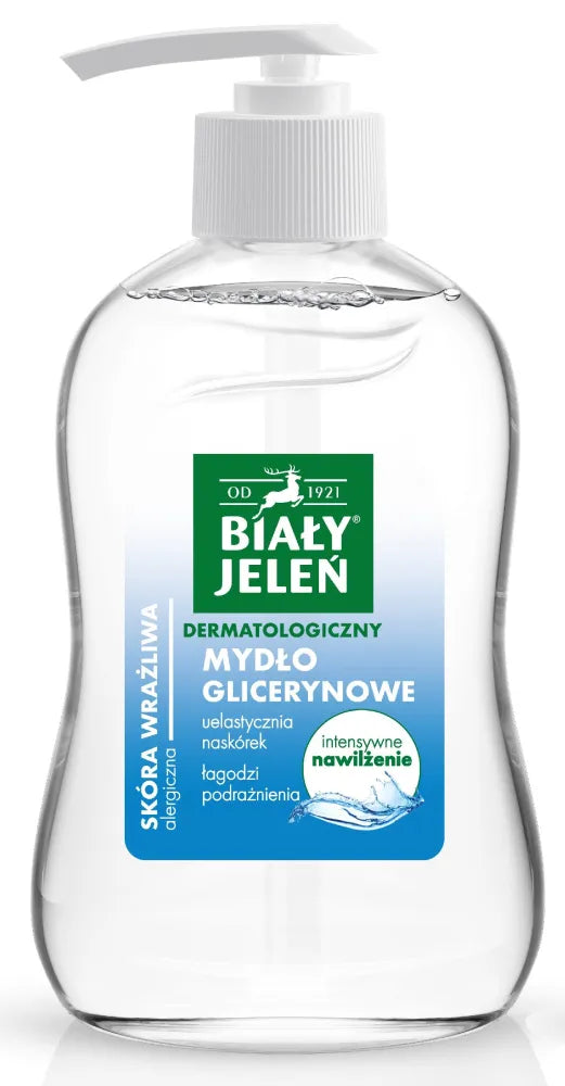 BIAŁY JELEN Dermatologinis skystas glicerino muilas 500 ml - Kosmetika