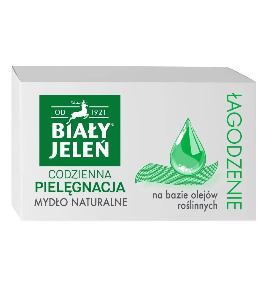 Biały Jeleń Soap hipoalerginis natūralus muilas Raminantis 85g - Kosmetika