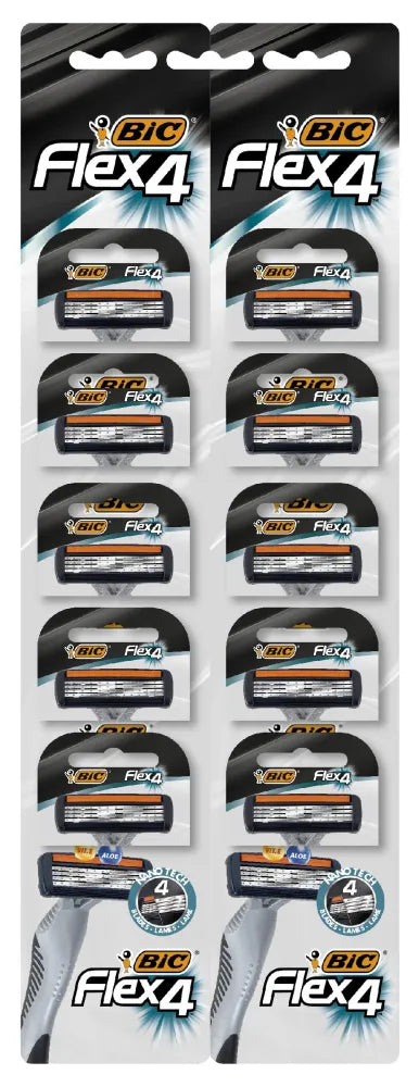BIC Flex4 Razor 1 pak - 10 vnt. - Kosmetika