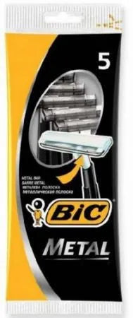 BIC Metal Pouch 5 Skustuvai - Kosmetika