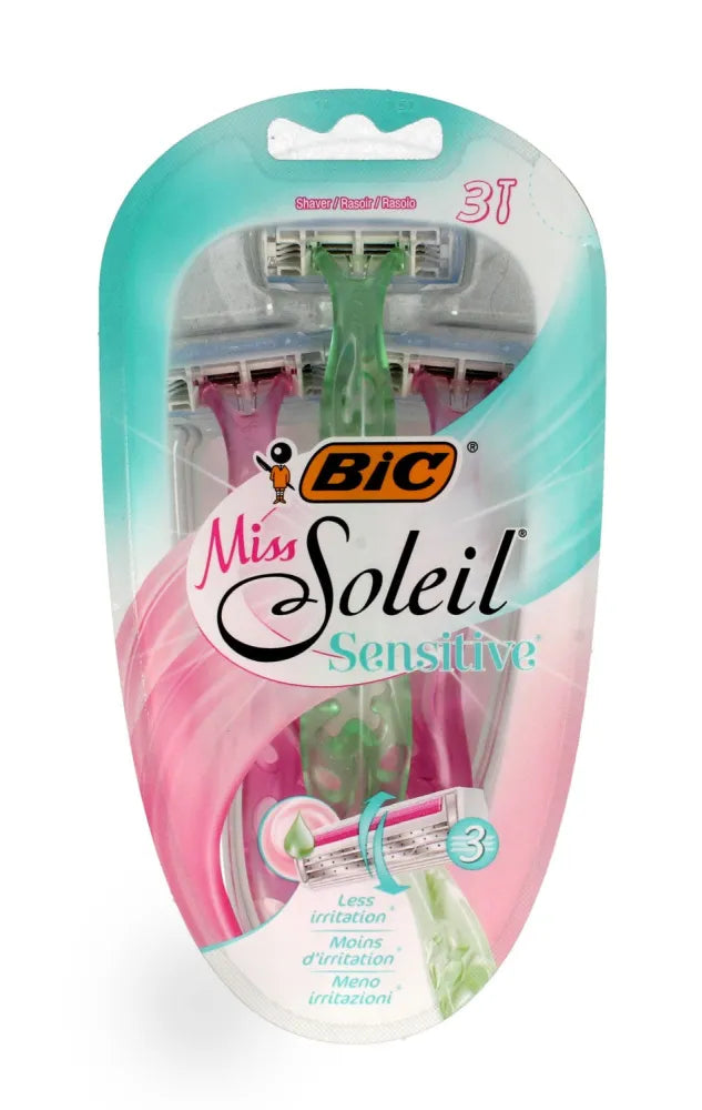 Bic Miss Soleil 3 Sensitive Shaver 1 pakuotė - vnt. - Kosmetika