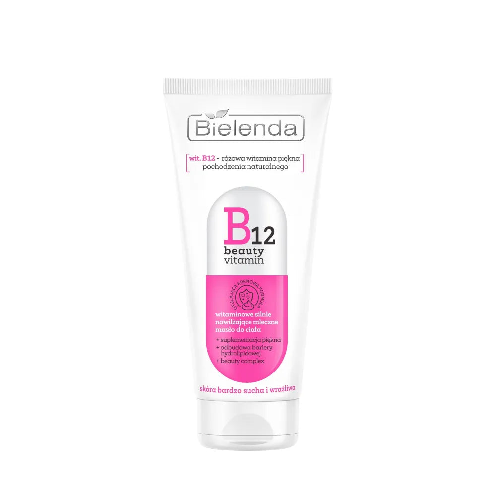 BIELENDA B12 Beauty Vitamin Highly moisturizing milky body butter 200 ml - Kosmetika