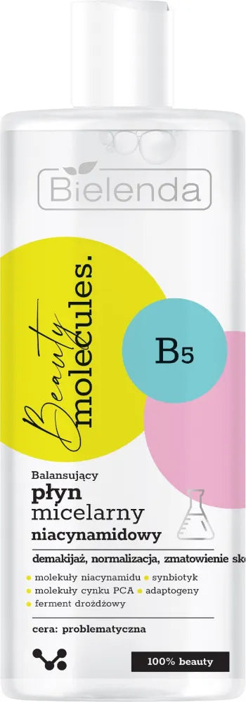 Bielenda Beauty Molecules. Balancing Micellar Liquid with Niacinamide - probleminei odai 500ml - Kosmetika