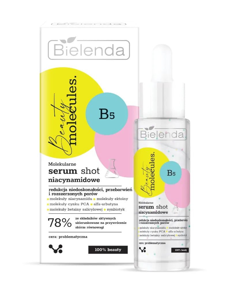 Bielenda Beauty Molecules.Molecular Serum Shot niacinamide - probleminei odai 30ml - Kosmetika