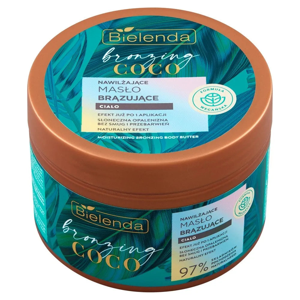 Bielenda Bronzing Coco Drėkinantis Įdegio Kūno Kremas 200ml - Kosmetika