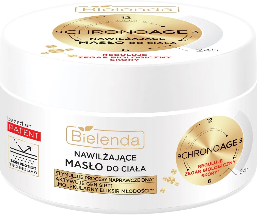 BIELENDA Chrono Age 24h Drėkinantis Kūno Sviestas 200ml - Kosmetika