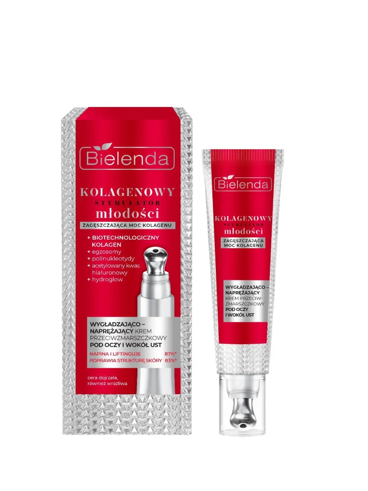 BIELENDA COLLAGEN SM Akies/Lūpų Kremas 15ml - Kosmetika