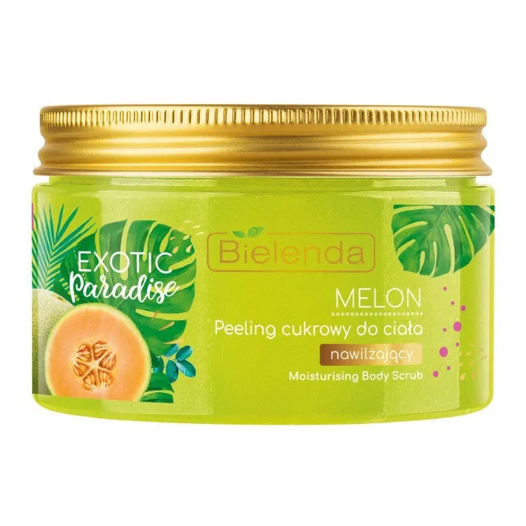 Bielenda Exotic Paradise Drėkinantis cukraus kūno šveitiklis Melon 350g - Kosmetika