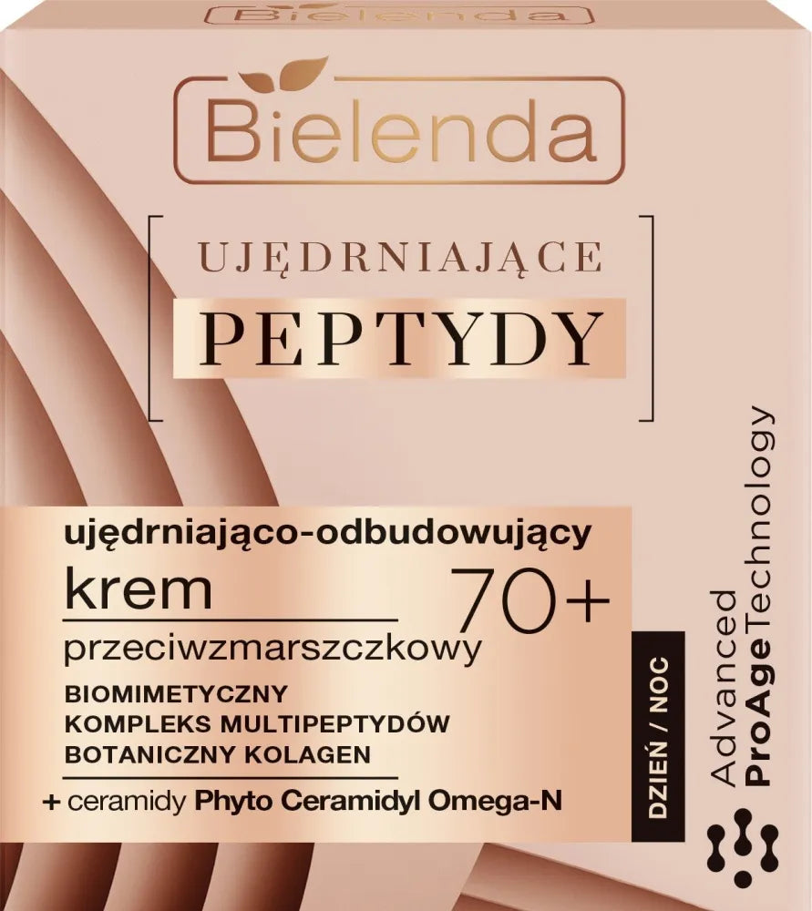 Bielenda Firming Peptides 70+ Stangrinantis-atkuriantis Kremas nuo raukšlių dienai ir nakčiai 50ml - Kosmetika
