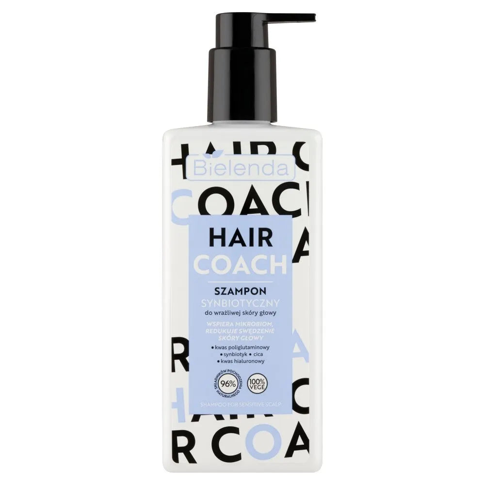 BIELENDA Hair Coach Synbiotic šampūnas jautriai galvai 300ml - Kosmetika