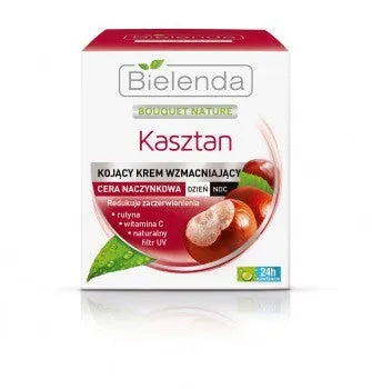 Bielenda kaštonų užpildymo kremas kapiliarams dienai ir nakčiai 50ml - Kosmetika