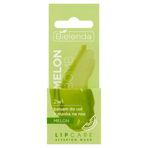 BIELENDA Lip Care Lūpų balzamas + Naktinė kaukė 2in1 Melon Bomb 10g - Kosmetika