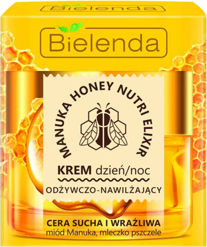 Bielenda Manuka Honey Nutri Elixir Maitinantis ir drėkinantis kremas dienai nakčiai 50ml - Kosmetika