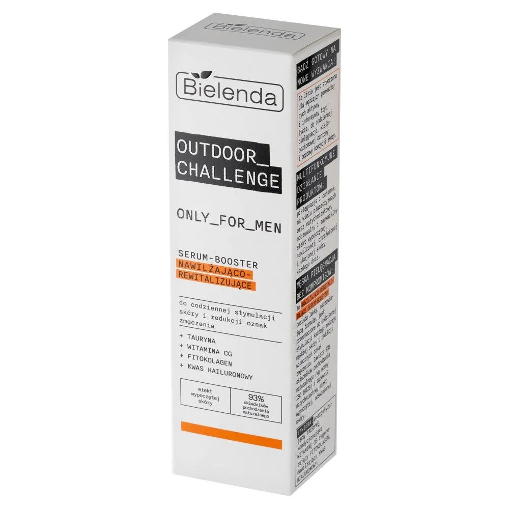 BIELENDA Only For Men Outdoor Challenge Serum-booster drėkinantis-atgaivinantis vyrams 30 ml - Kosmetika