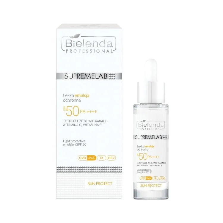 BIELENDA PROFESSIONAL SUN Light Protective Emulsion SPF50 30ml - Kosmetika