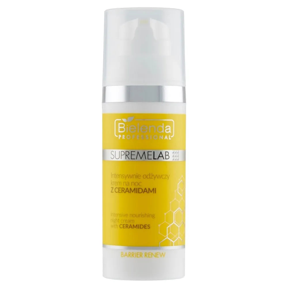 BIELENDA PROFESSIONAL Supremelab Barrier Renew Intensyviai maitinantis naktinis kremas su ceramidais 50 ml - Kosmetika