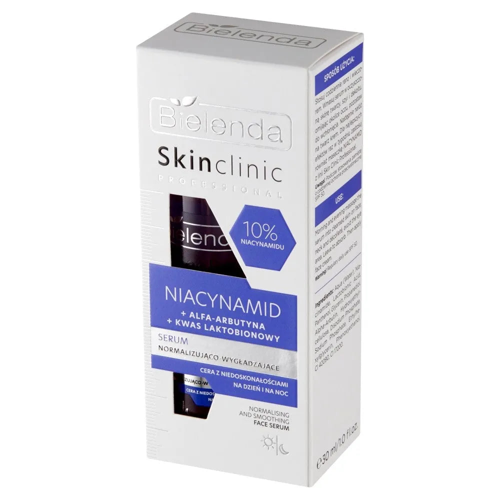 Bielenda Skin Clinic Professional Niacinamide Normalizuojantis ir lyginantis serumas dienai nakčiai 30ml - Kosmetika