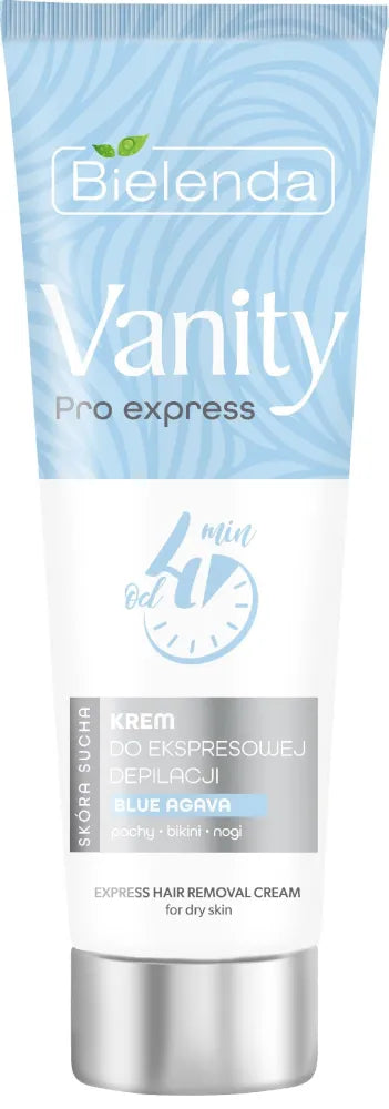 Bielenda Vanity Pro Express Cream for Hair Removal Blue Agava - sausai odai 75ml - Kosmetika